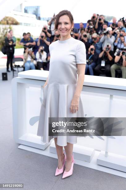 Virginie Ledoyen attends the "Le Retour " photocall at the 76th annual Cannes film festival at Palais des Festivals on May 18, 2023 in Cannes, France.