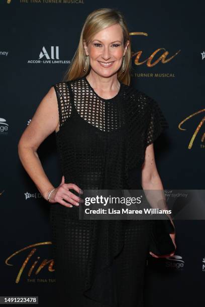 Melissa Doyle attends opening night of "Tina - The Tina Turner Musical" at Theatre Royal Sydney on May 18, 2023 in Sydney, Australia.