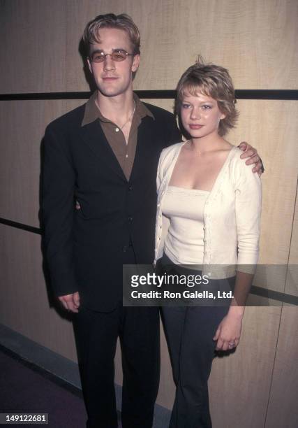 Actor James Van Der Beek and actress Michelle Williams attend the 36th Annual National Association of Television Program Executives Convention and...