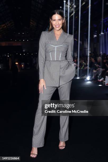 Erin Holland attends the Cue - Presented by Afterpay show during Afterpay Australian Fashion Week 2023 at Carriageworks on May 18, 2023 in Sydney,...