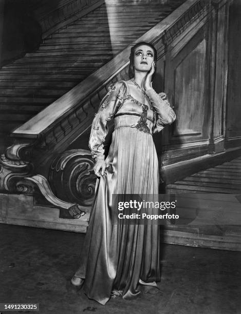 English ballerina Pauline Clayden in the role of Ophelia in the Sadler's Wells Ballet production of Tchaikovsky's ballet 'Hamlet' at Sadler's Wells...