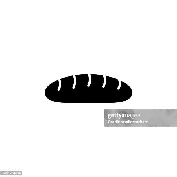 bread icon - bagel isolated stock illustrations