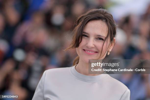 Virginie Ledoyen attends the "Le Retour - Homecoming" red carpet during the 76th annual Cannes film festival at Palais des Festivals on May 17, 2023...