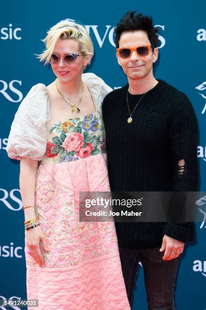 Jakki Healy and Kelly Jones attend The Ivors 2023 at Grosvenor House on May 18, 2023 in London, England.