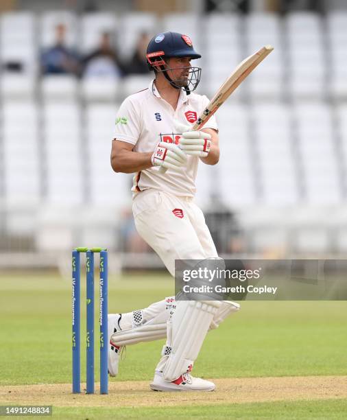 Alastair Cook of Essex bats during the LV= Insurance County Championship Division 1 match between Nottinghamshire and Essex at Trent Bridge on May...