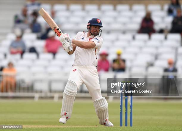 Alastair Cook of Essex bats during the LV= Insurance County Championship Division 1 match between Nottinghamshire and Essex at Trent Bridge on May...