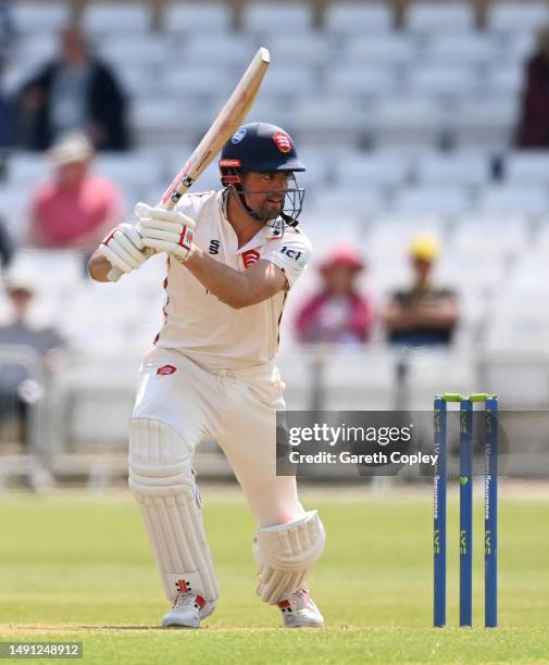 Alastair Cook of Essex bats during the LV= Insurance County Championship Division 1 match between Nottinghamshire and Essex at Trent Bridge on May...