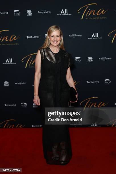 Melissa Doyle attends opening night of "Tina - The Tina Turner Musical" at Theatre Royal Sydney on May 18, 2023 in Sydney, Australia.