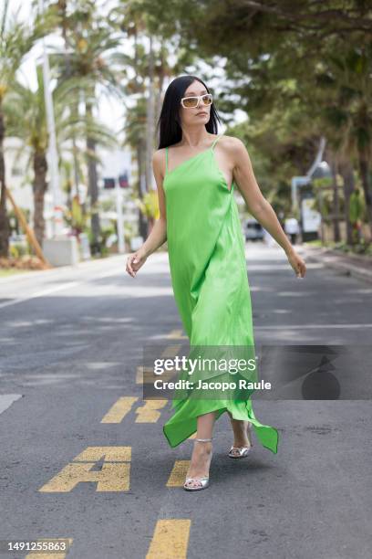 Marta Pozzan is seen during the 76th Cannes film festival on May 18, 2023 in Cannes, France.