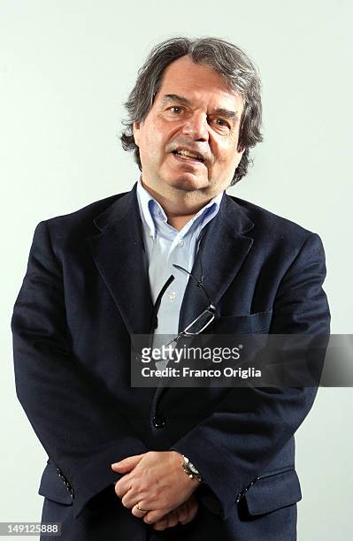 Renato Brunetta, economist and deputy of the PDL Popolo delle liberta party poses at the Colonna Palace Hotel on March 21, 2012 in Rome, Italy.