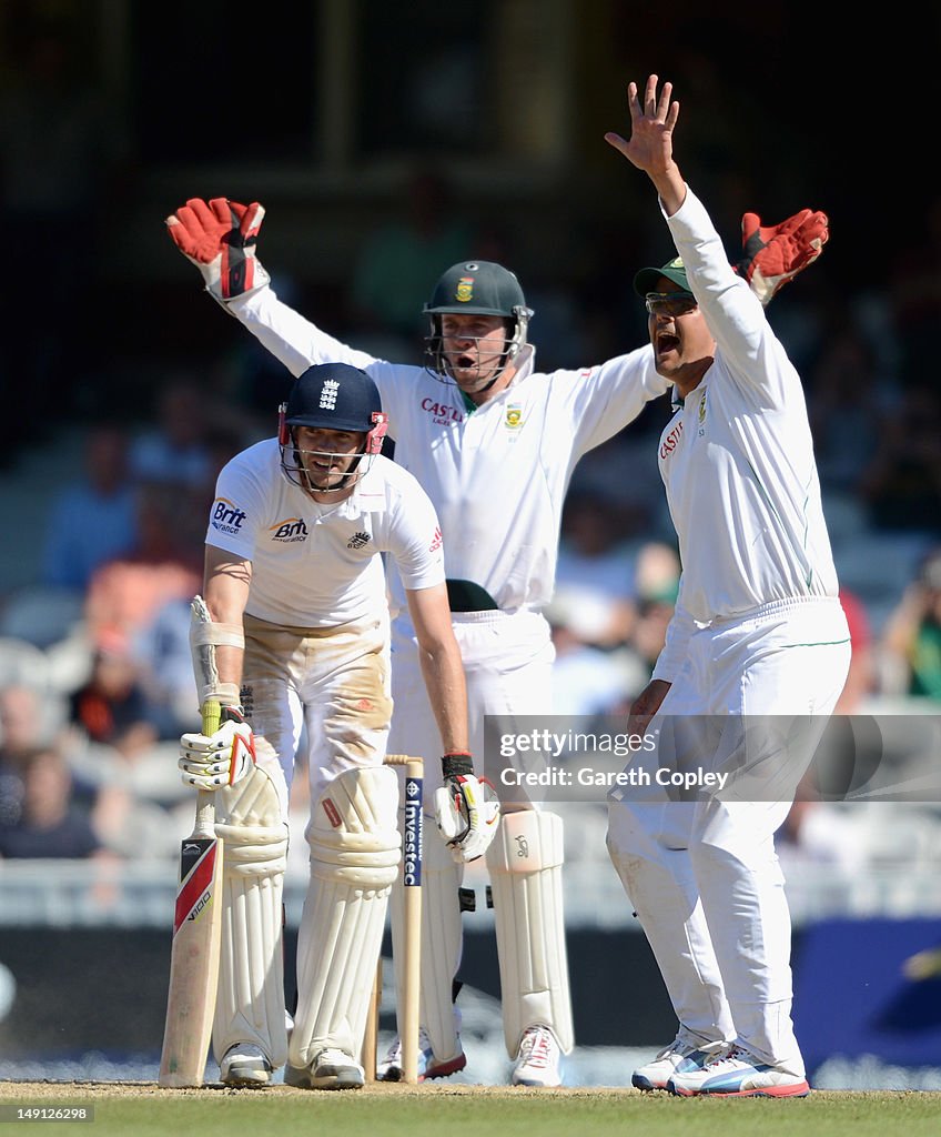 England v South Africa: 1st Investec Test - Day Five