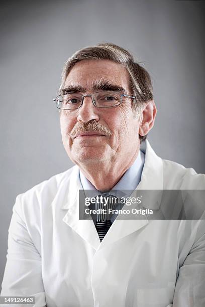 Of NSA srl, chemical engineer Giovanni Calisesi poses at the NSA radiopharmaceutical plant on July 08, 2011 in Aedea Rome, Italy. Nuclear Specialists...