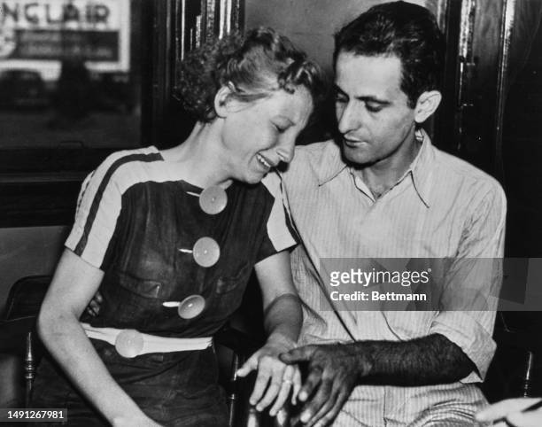 Dorothy and Herman Lucas, whose baby daughter Diane was taken from her pram outside a shop in Chicago, Illinois, September 24th 1937. The...