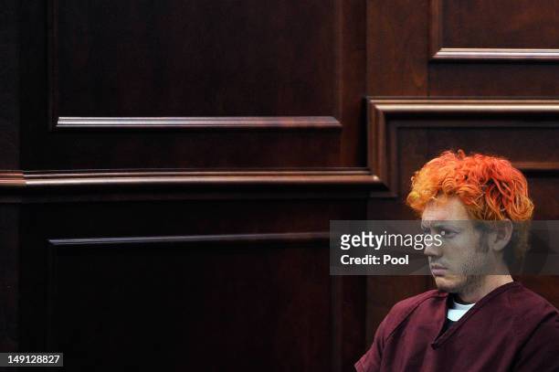 James Holmes makes his first court appearance at the Arapahoe County on July 23, 2012 in Centennial, Colorado. According to police, Holmes killed 12...