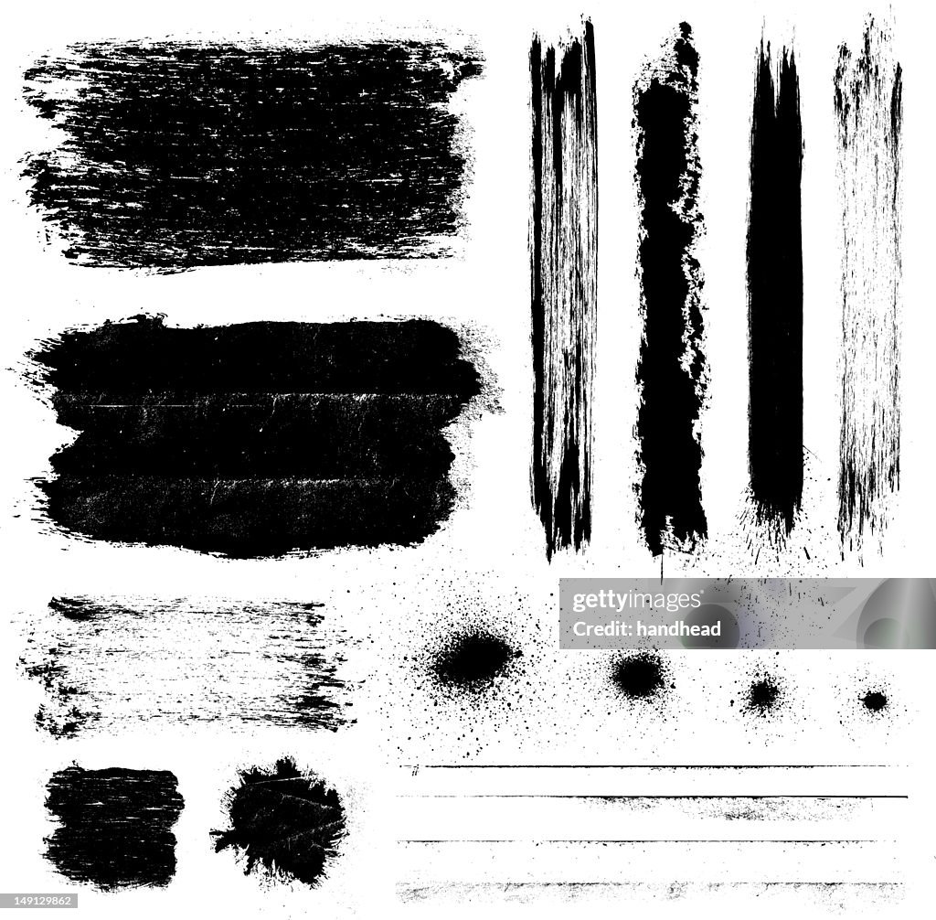 Grunge design elements