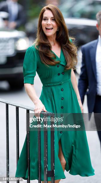 Catherine, Princess of Wales visits the Anna Freud Centre, a children's mental heath charity of which she is patron, on May 18, 2023 in London,...