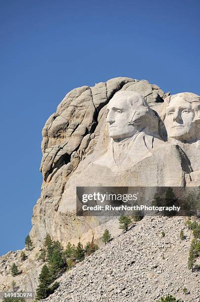 mount rushmore national monument - mt rushmore isolated stock pictures, royalty-free photos & images