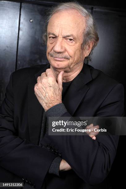 Actor Patrick Chesnais poses during a portrait session in Paris, France on .