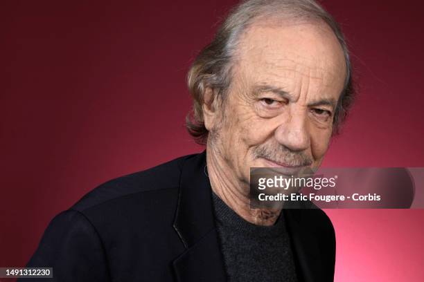 Actor Patrick Chesnais poses during a portrait session in Paris, France on .