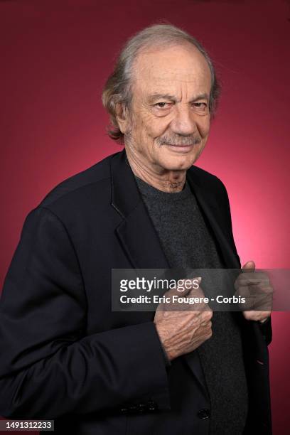 Actor Patrick Chesnais poses during a portrait session in Paris, France on .