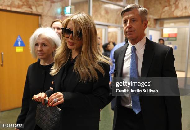 Khazar Elyassnia arrives for the arraignment of her brother Nima Momeni on May 18, 2023 in San Francisco, California. 38 year-old tech entrepreneur...
