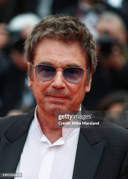 Jean-Michel Jarre attends the "Indiana Jones And The Dial Of Destiny" red carpet during the 76th annual Cannes film festival at Palais des Festivals...