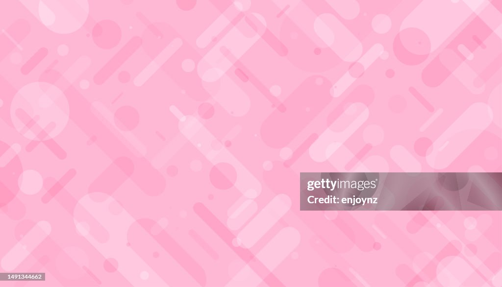 Fond de motifs de formes amusantes roses