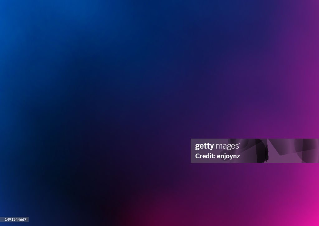 Sfondo nuvoloso sfocato astratto blu e rosa