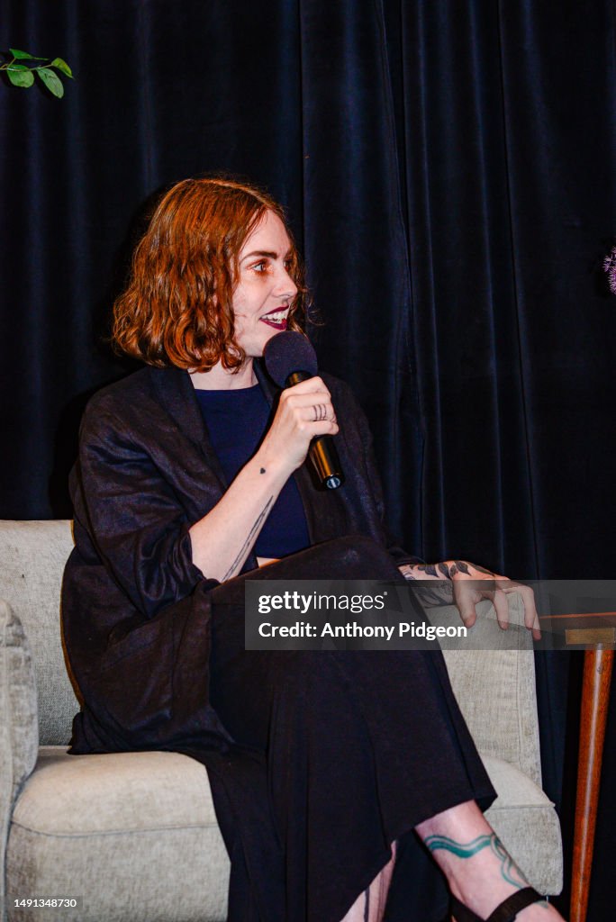 Emma Ruth Rundle speaks during the Up Close & Personal with Sonny ...