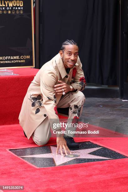 Ludacris attends a ceremony honoring him with a star on the Hollywood Walk of Fame on May 18, 2023 in Hollywood, California.