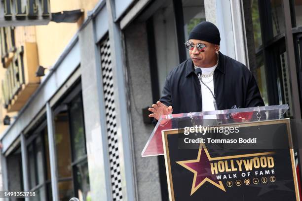 Cool J attends a ceremony honoring Ludacris with a star on the Hollywood Walk of Fame on May 18, 2023 in Hollywood, California.