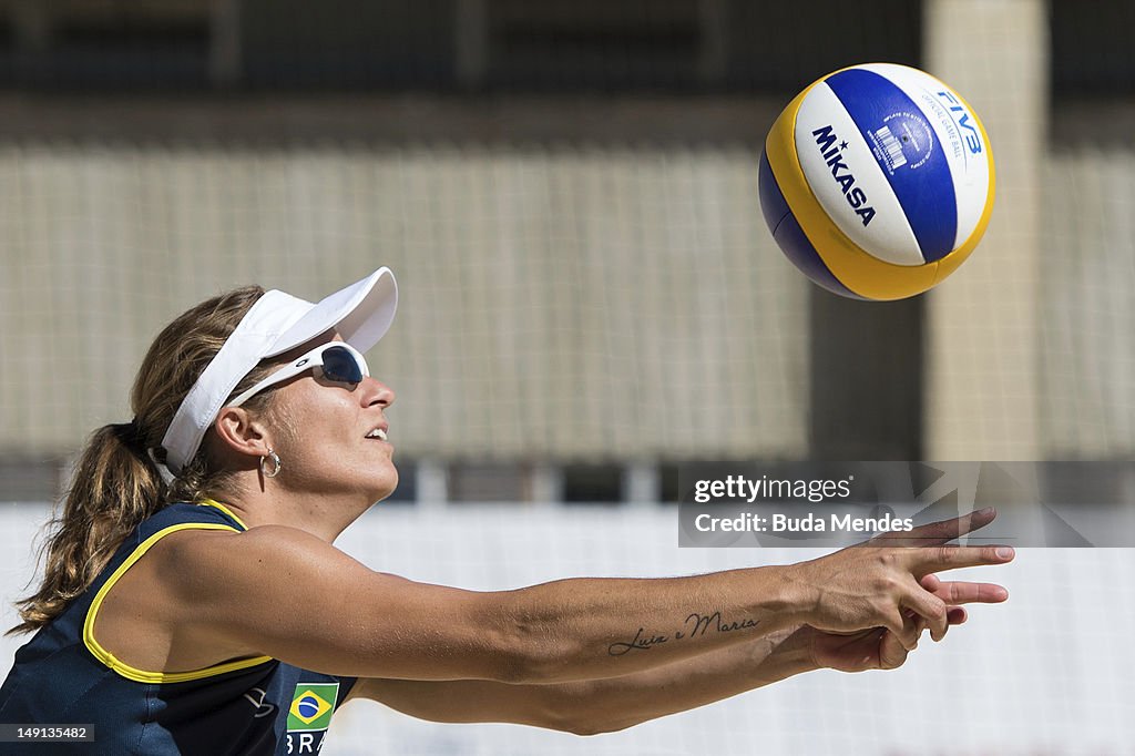 Brazilian Olympic Beach Volleyball Team Training Session