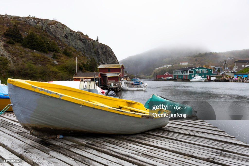 Historic old fishing village of Quidi Vidi Village, Newfoundland and Labrador, Canada