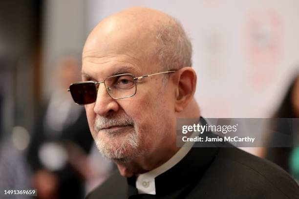 Salman Rushdie attends the 2023 PEN America Literary Gala at American Museum of Natural History on May 18, 2023 in New York City.