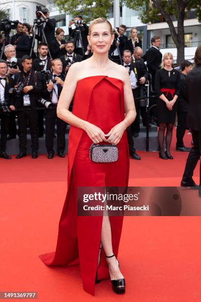 Kelly Rutherford attends the "Indiana Jones And The Dial Of Destiny" red carpet during the 76th annual Cannes film festival at Palais des Festivals...