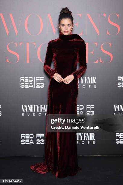 Sara Sampaio attends the Red Sea International Film Festival's "Women's Stories Gala" in partnership with Vanity Fair Europe on May 18, 2023 in Cap...