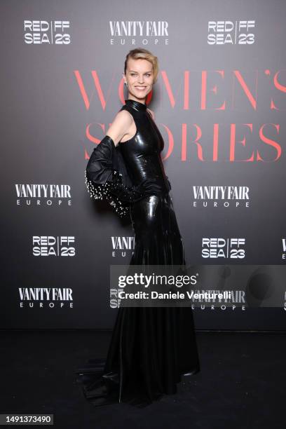 Eva Herzigová attends the Red Sea International Film Festival's "Women's Stories Gala" in partnership with Vanity Fair Europe on May 18, 2023 in Cap...