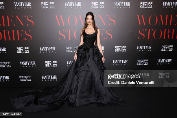 Alessandra Ambrosio attends the Red Sea International Film Festival's "Women's Stories Gala" in partnership with Vanity Fair Europe on May 18, 2023...