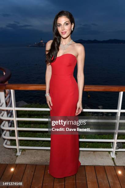 Razane Jammal attends the Red Sea International Film Festival's 'Women's Stories Gala' in partnership with Vanity Fair Europe at the Hotel du...