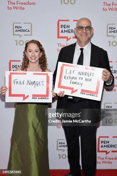 Suzanne Nossel and Harlan Coben attend the 2023 PEN America Literary Gala at American Museum of Natural History on May 18, 2023 in New York City.