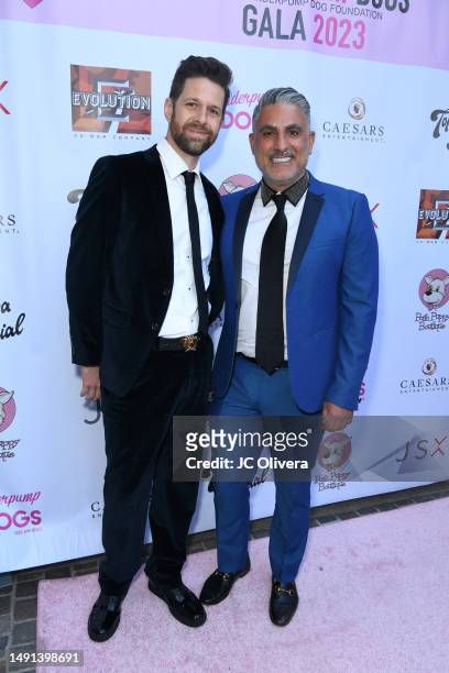 Adam Farahan and Reza Farahan attend the 5th Annual Vanderpump Dog Foundation Gala at The Maybourne Beverly Hills on May 18, 2023 in Beverly Hills,...