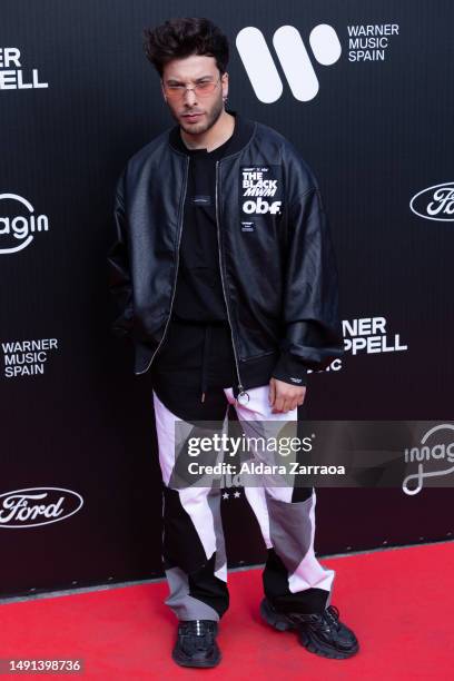 Blas Canto attends the DRO 40th Anniversary photocall at The Music Station Principe Pio on May 18, 2023 in Madrid, Spain.