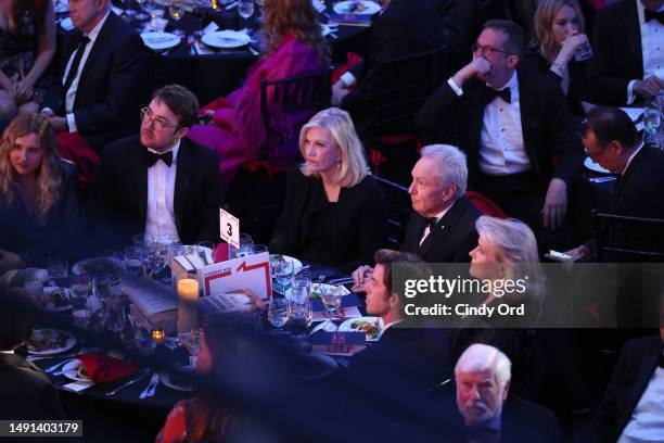 Diane Sawyer and Lorne Michaels attend the 2023 PEN America Literary Gala at American Museum of Natural History on May 18, 2023 in New York City.