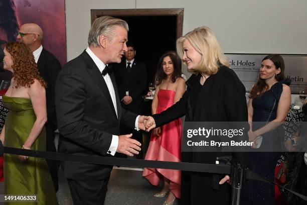 Alec Baldwin and Diane Sawyer attend the 2023 PEN America Literary Gala at American Museum of Natural History on May 18, 2023 in New York City.