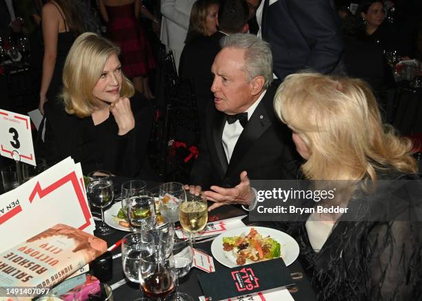 Diane Sawyer and Lorne Michaels attend the 2023 PEN America Literary Gala Afterparty Presented By Spotify at American Museum of Natural History on...