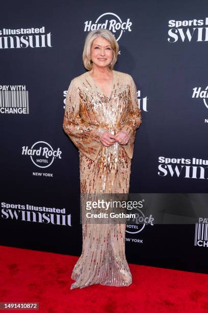 Martha Stewart attends the 2023 Sports Illustrated Swimsuit Issue launch at Hard Rock Hotel New York on May 18, 2023 in New York City.