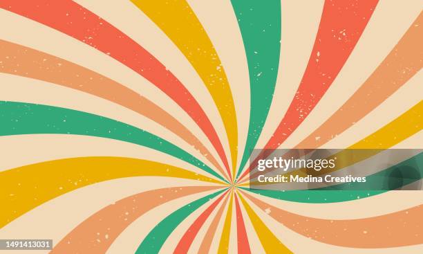 Classic Vintage Retro Rays Background High-Res Vector Graphic - Getty ...