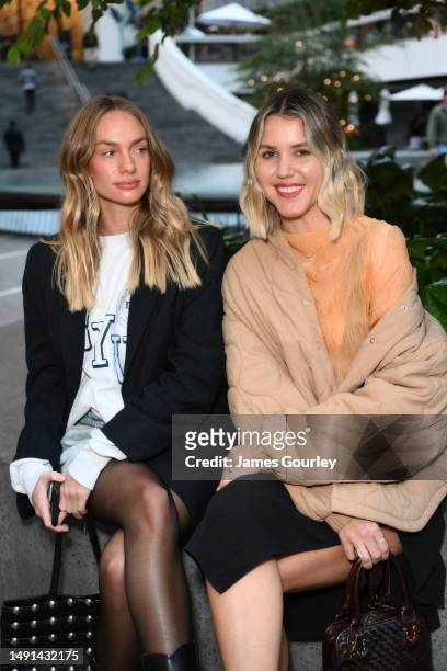 Abbie Ward and Madeline Rawlings attend the HAULIER show during Afterpay Australian Fashion Week 2023 at 25 Martin Place on May 19, 2023 in Sydney,...