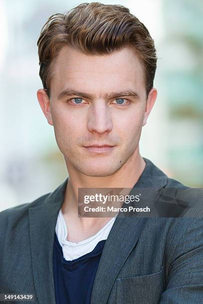 German actor Friedrich Muecke poses for the camera after being announced as member of the new Thueringen Tatort crew on July 23, 2012 in Munich,...