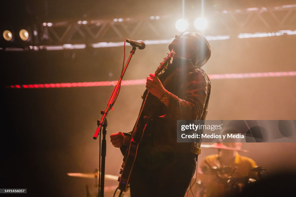 Interpol Live Paul Banks, singer of Interpol band, performs during a concert at ...
